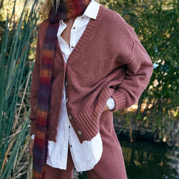 FREE PEOPLE Hailee Cardi Set | Canyon Sunset | in Restocking - Picture 4 of 7